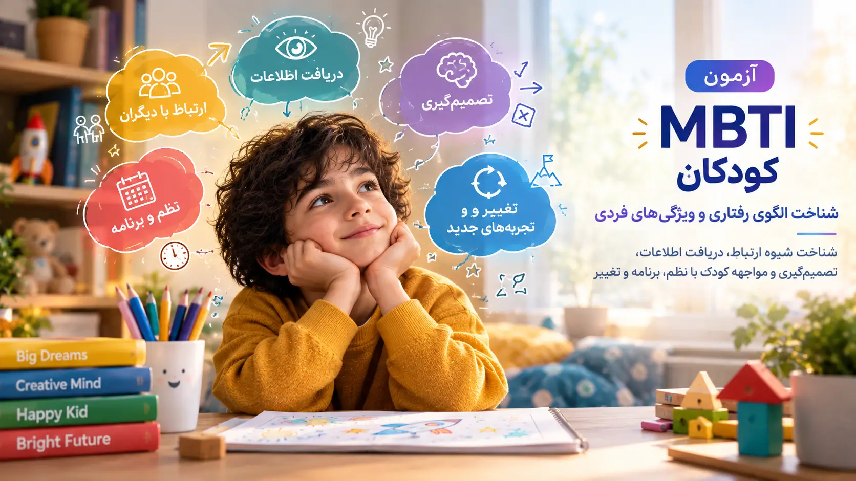 آزمون MBTI کودکان | شناخت الگوی رفتاری و ویژگی‌های فردی