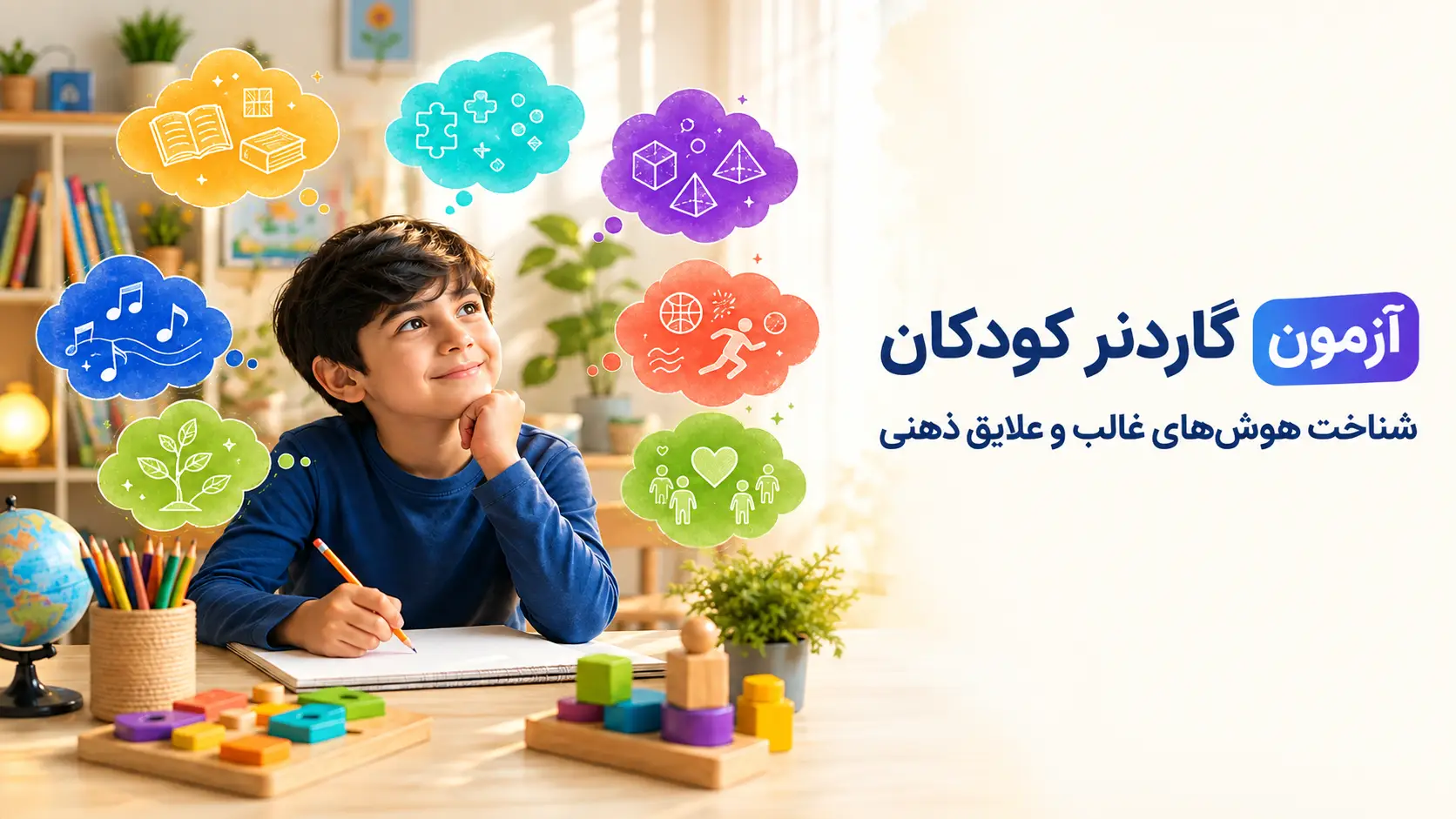 آزمون گاردنر کودکان؛ شناخت هوش‌های غالب و علایق ذهنی